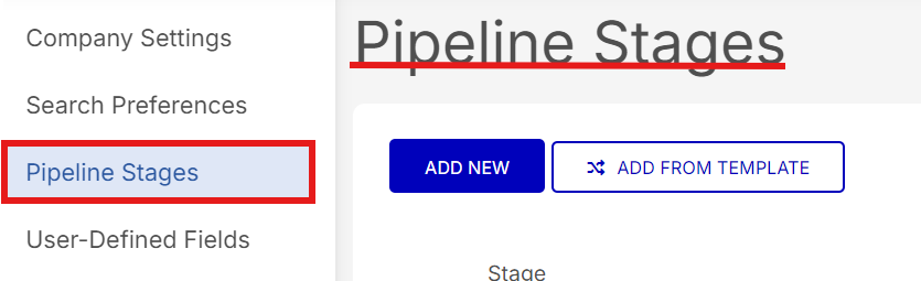 How to Customize and Navigate Pipeline Settings in Federal Compass